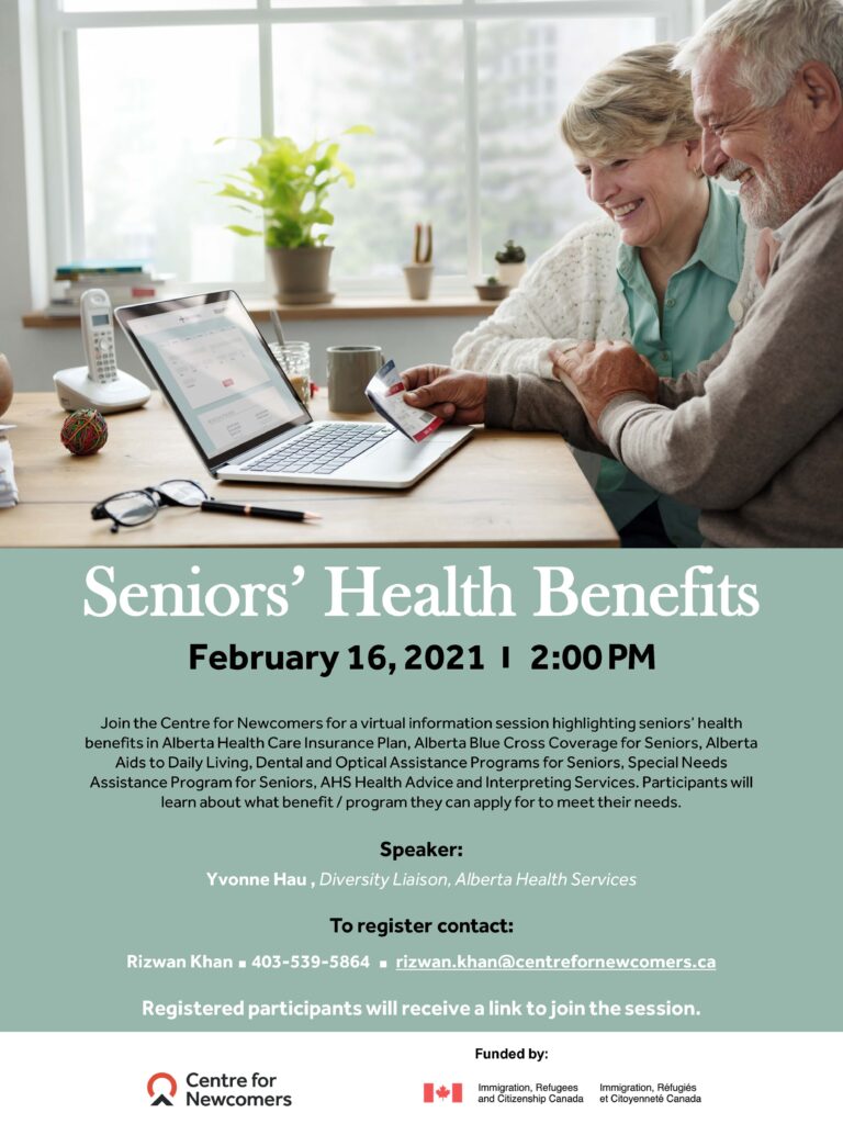 Senior’s Health  Benefit Session